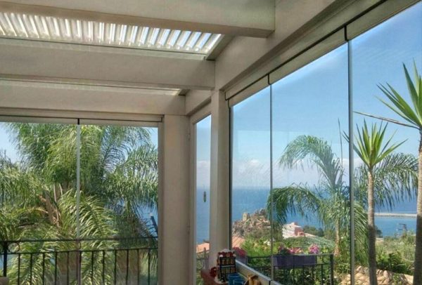 Tek Camlı Kayar Katlanır Cambalkon - Görsel 3